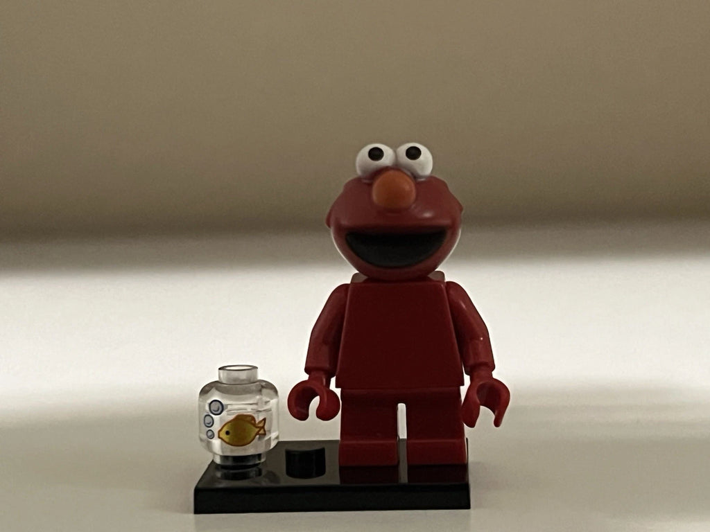 Sesame Street Elmo Minifigure Custom Printed