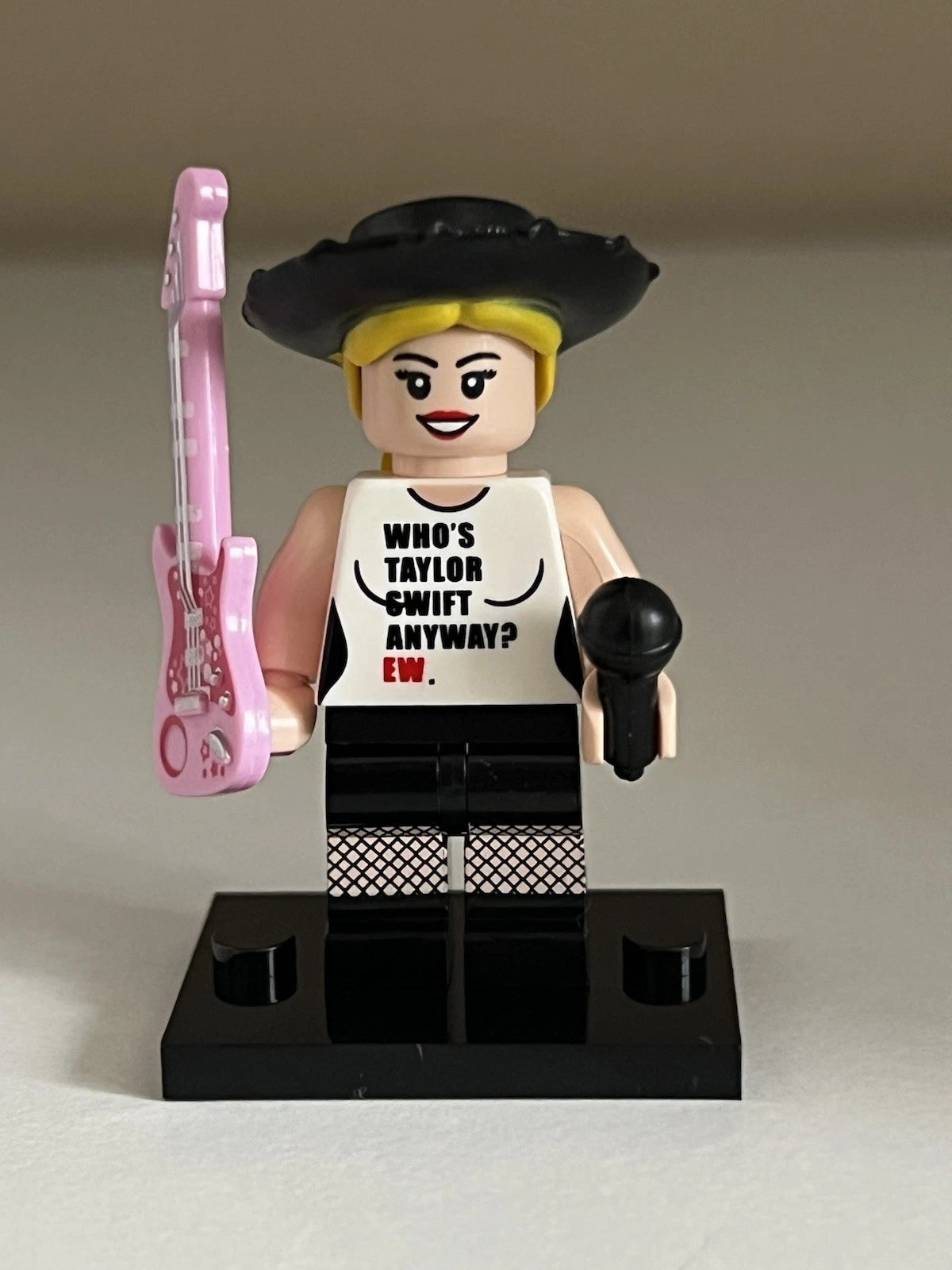 Taylor Swift Pink Guitar Minifigure
