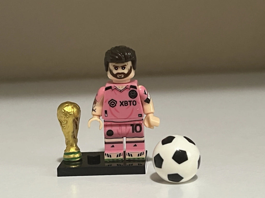 Messi Soccer Football Player Minifigure Custom Printed