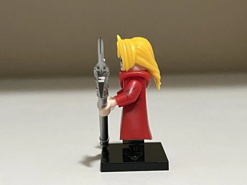 Anime Full Metal Alchemist Edward Minifigure Custom Printed