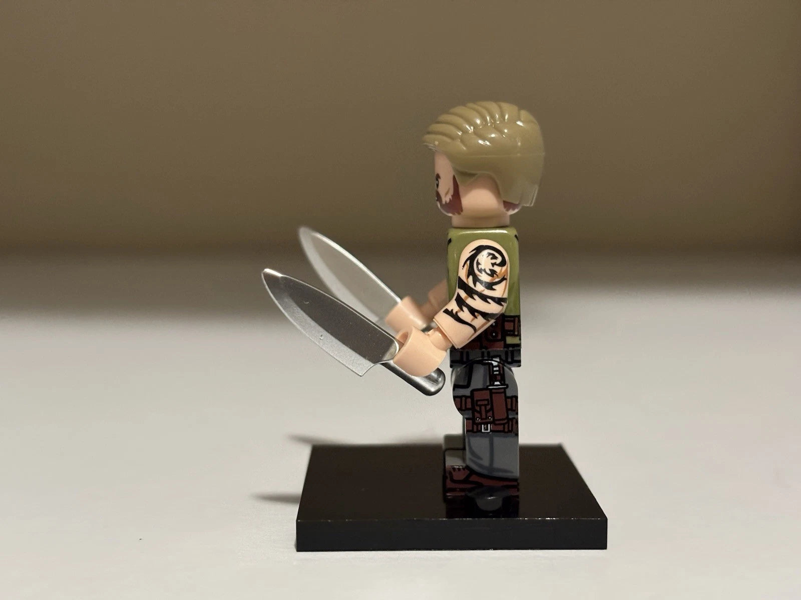 Mortal Kombat Kano Minifigure Custom Printed