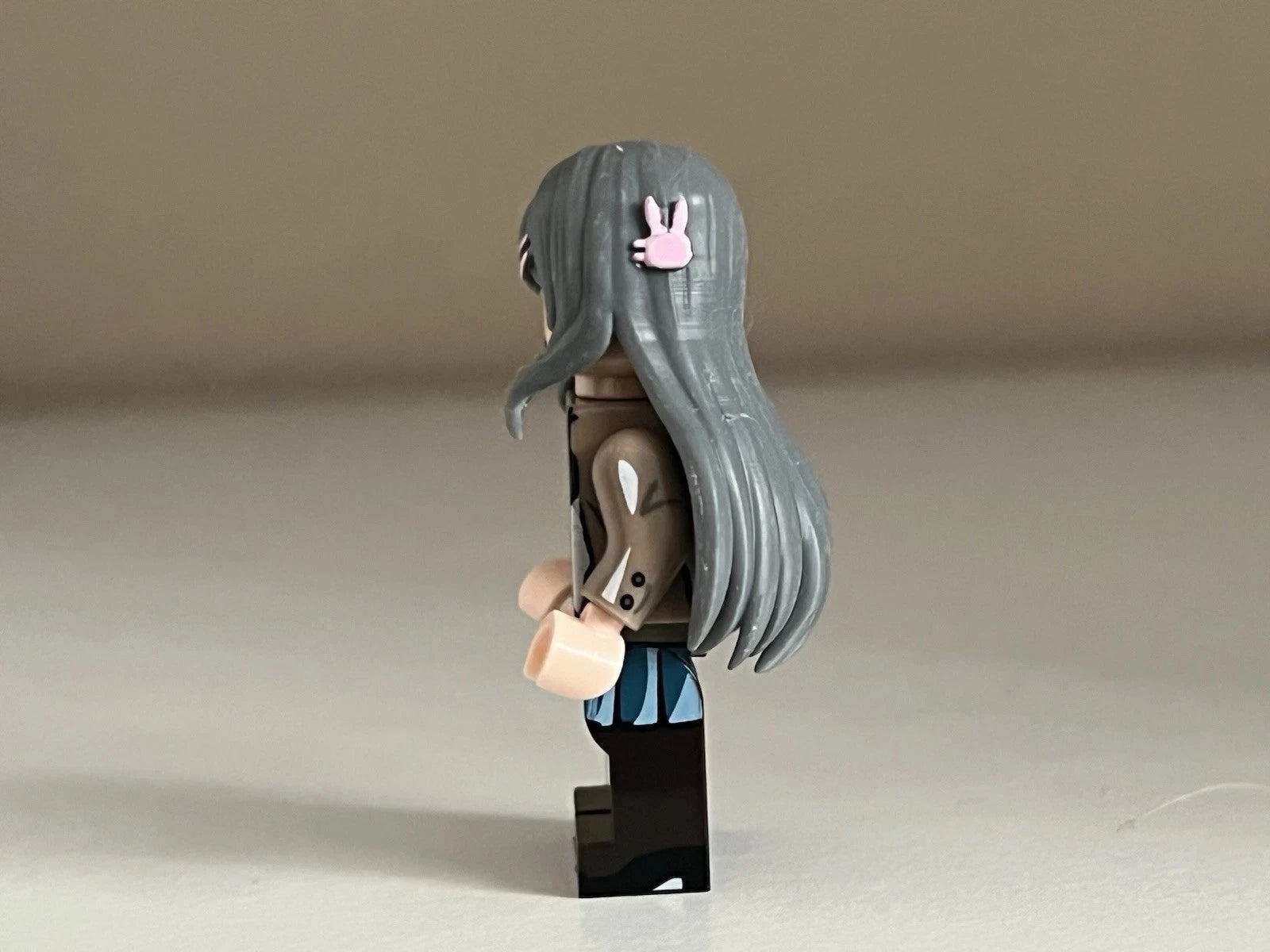 Anime Mai Sakurajima Japanese School Girl Senpai Minifigure Custom Printed