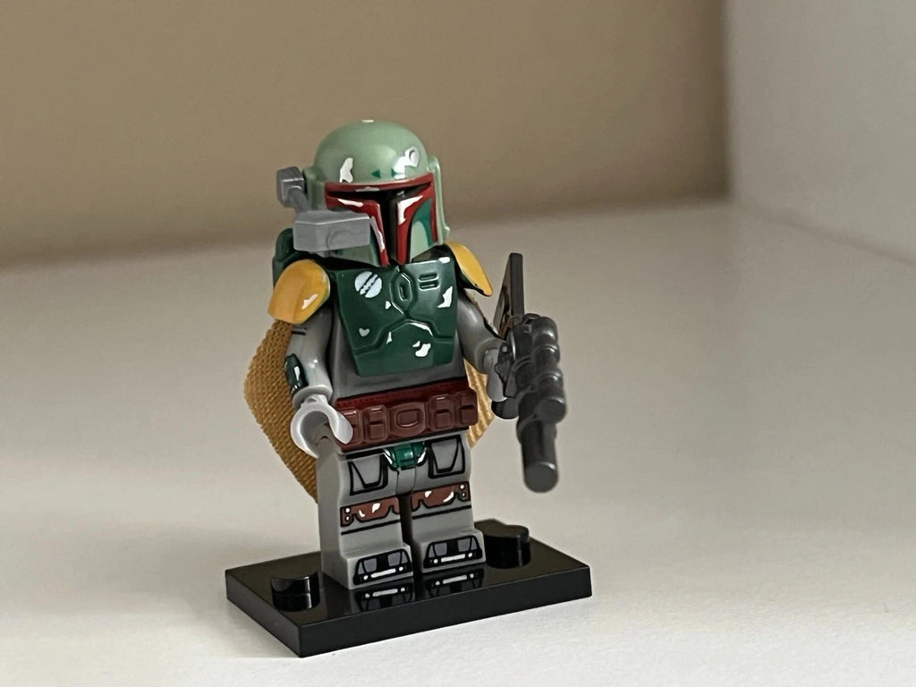Strifed Star Wars Boba Fett Minifigure | Bounty Hunter Collectible – Strifed