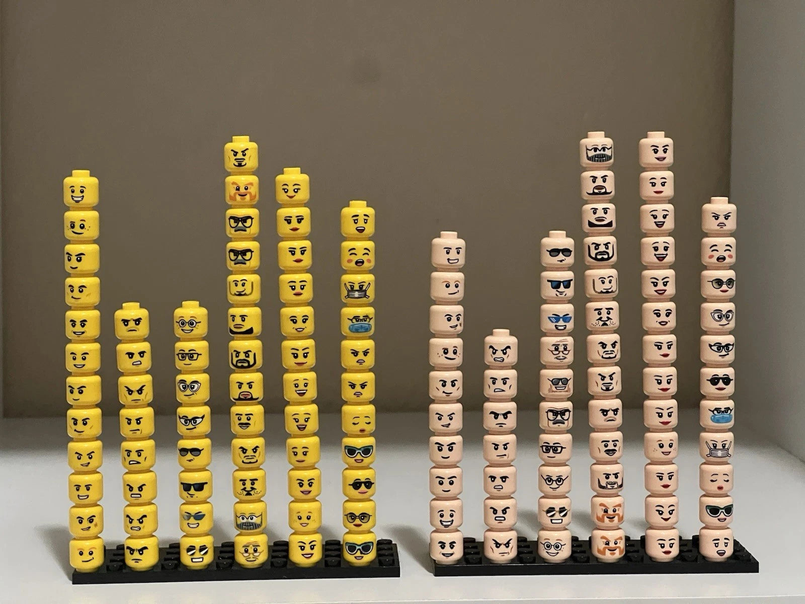 Head for Minifigure Custom Printed (Pick One, Read Description)
