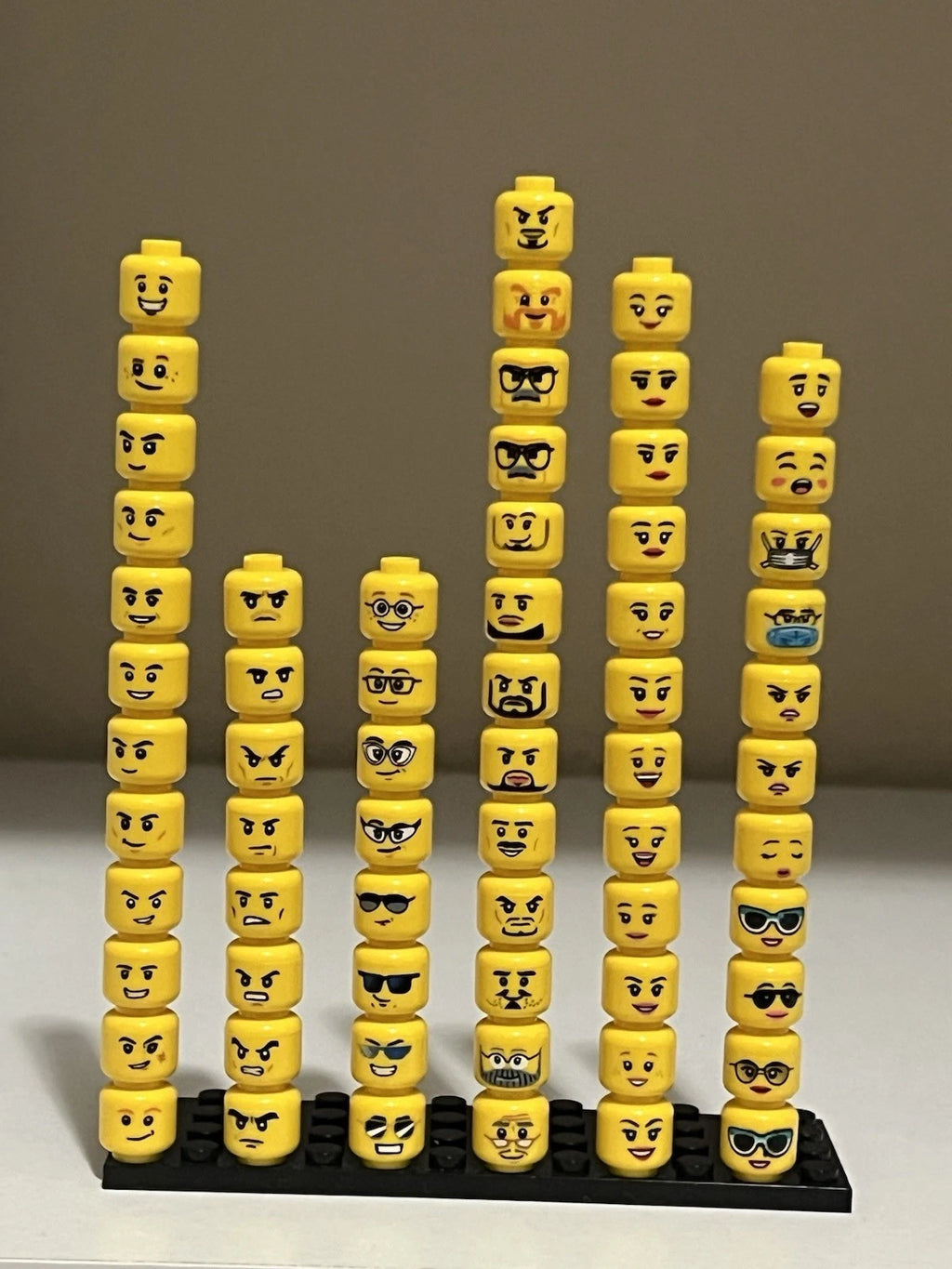Head for Minifigure Custom Printed (Pick One, Read Description)