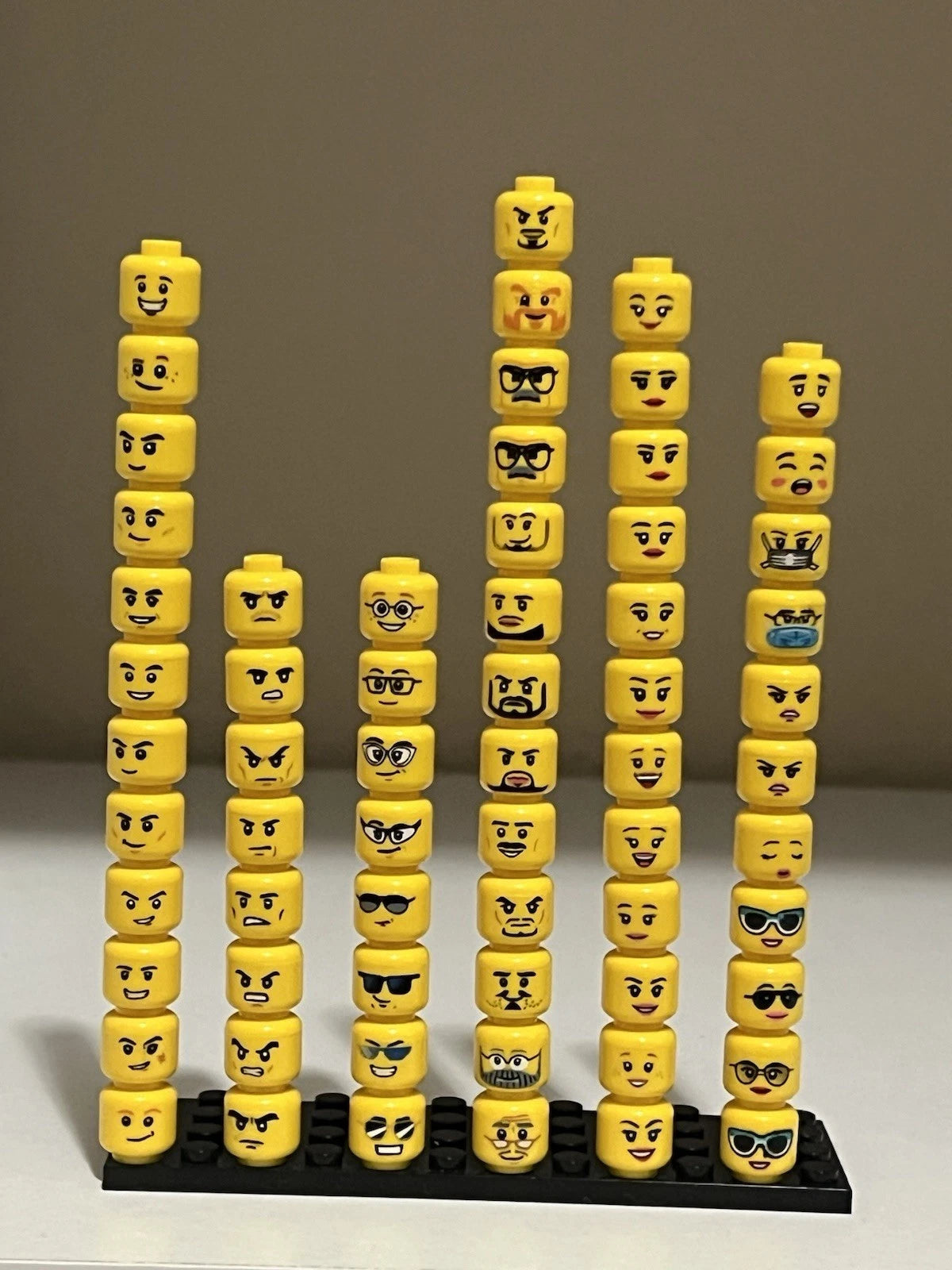 Head for Minifigure Custom Printed (Pick One, Read Description)