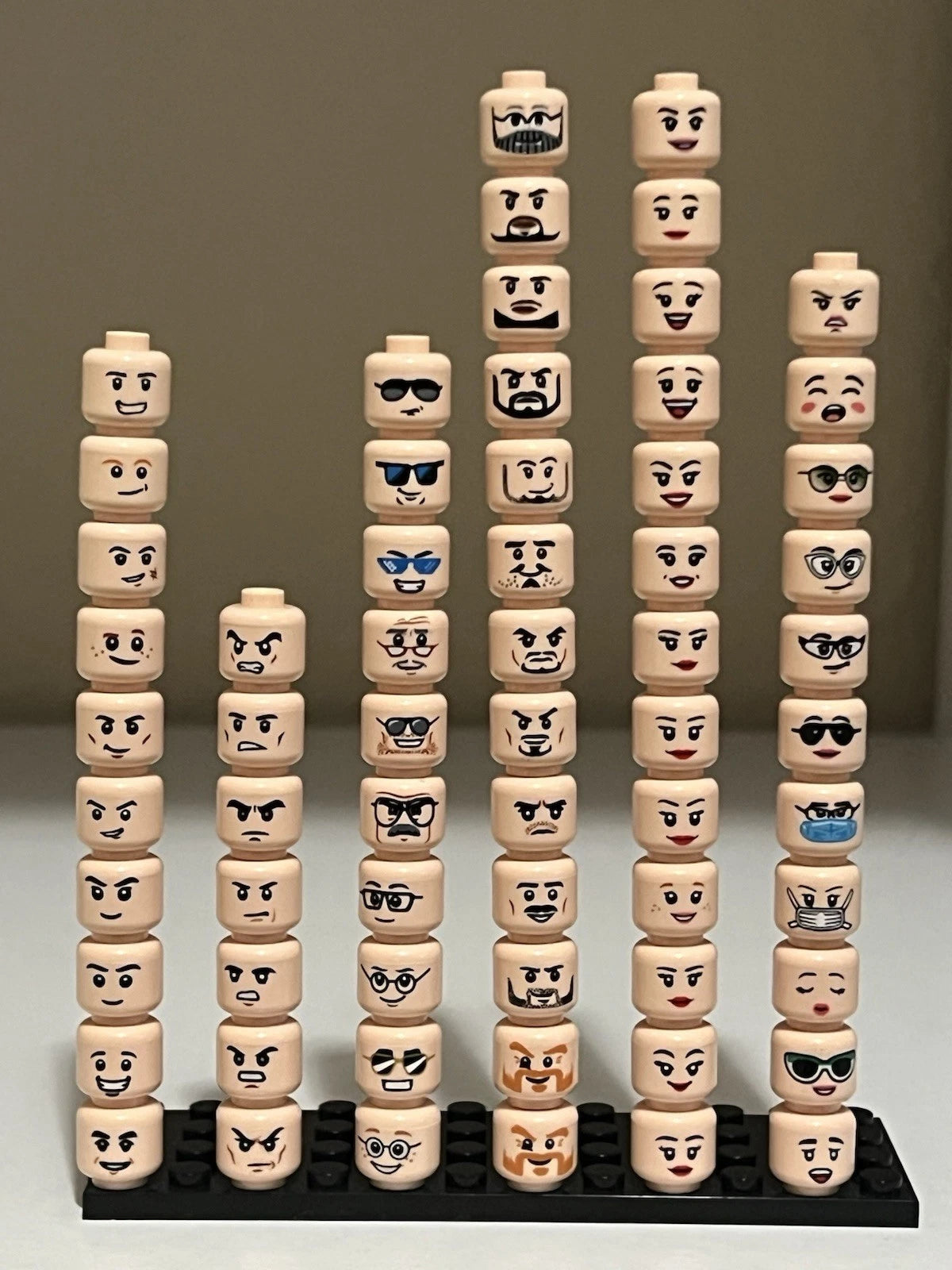 Head for Minifigure Custom Printed (Pick One, Read Description)