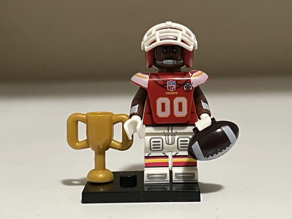 Chiefs Football Player Minifigure Custom Printed