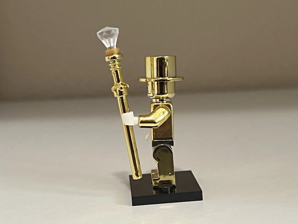 Mr. Gold Minifigure Custom Printed