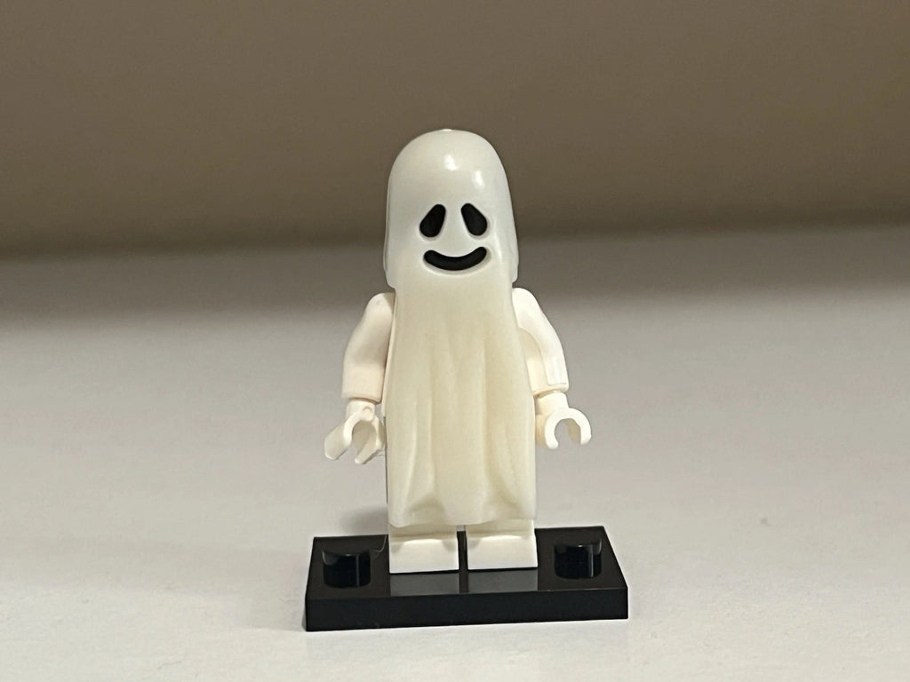 Ghost Glow in the Dark Halloween Minifigure Custom Printed
