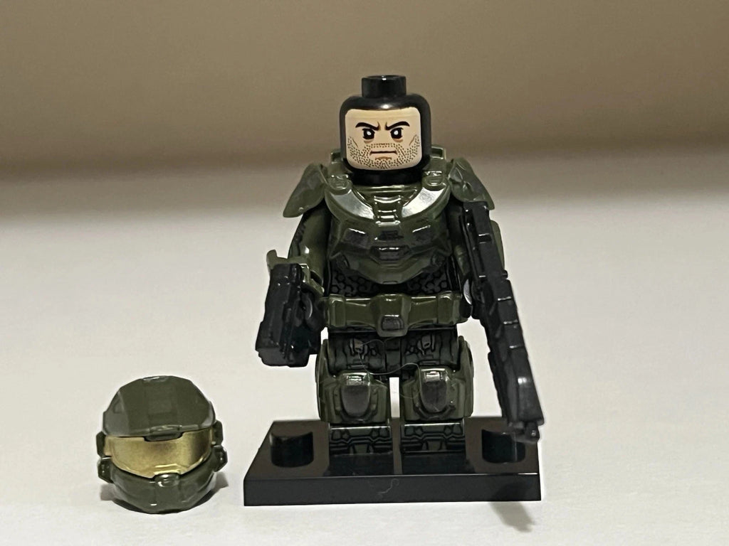 Halo Spartan Minifigure Custom Printed