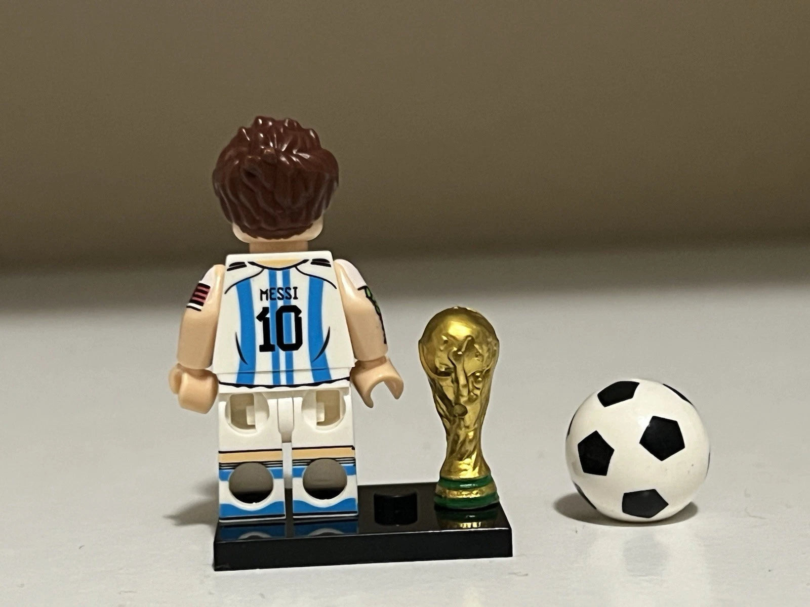 Messi Soccer Football Player Minifigure Custom Printed
