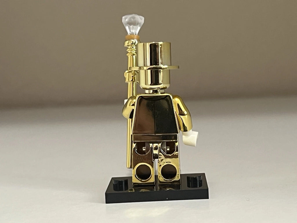 Mr. Gold Minifigure Custom Printed