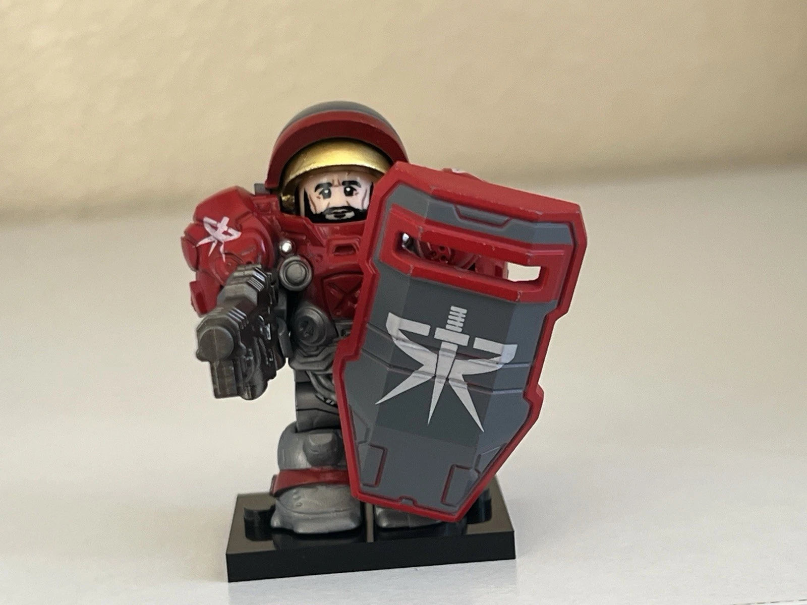 Starcraft Red Marine Minifigure