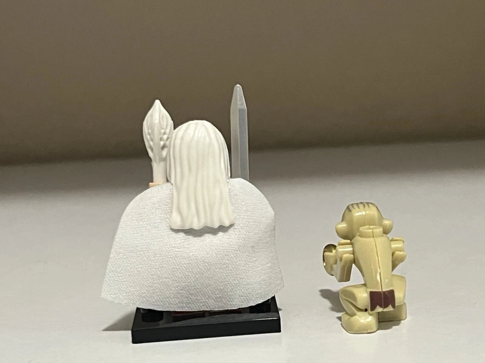 Lord of the Rings Gandalf and Gollum Minifigure Custom Printed