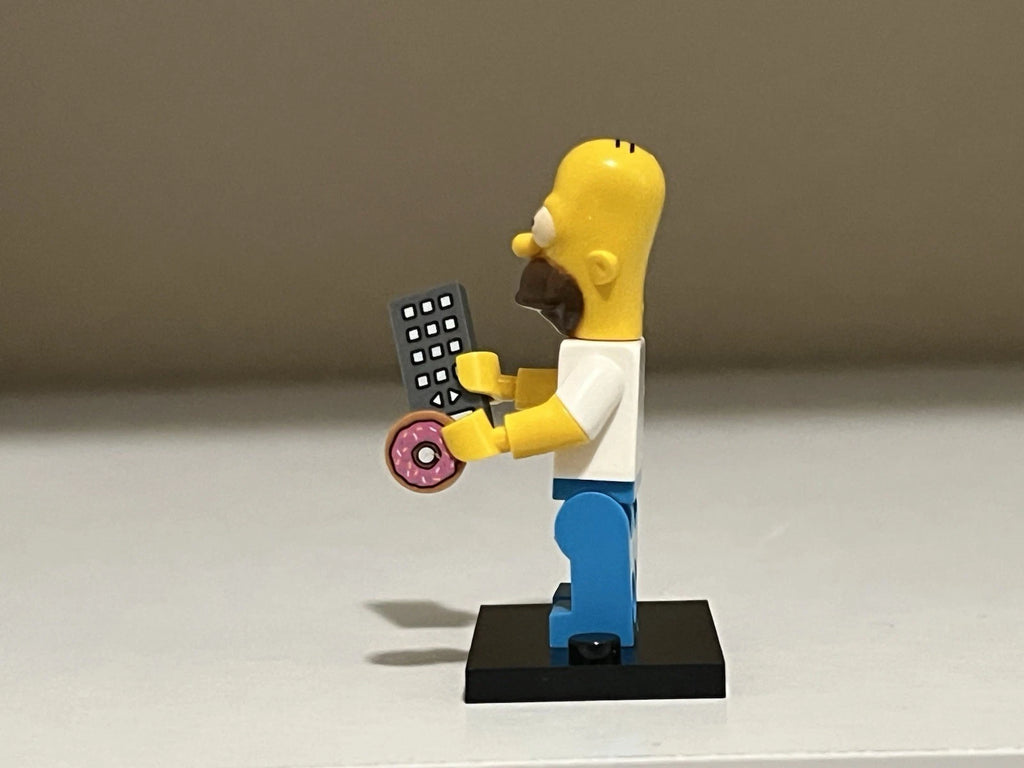 Simpsons Homer Minifigure Custom Printed