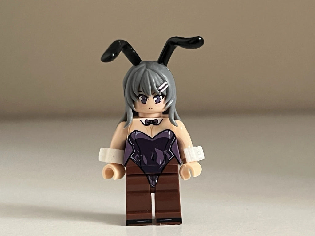 Anime Mai Sakurajima Bunny Girl Senpai Minifigure Custom Printed