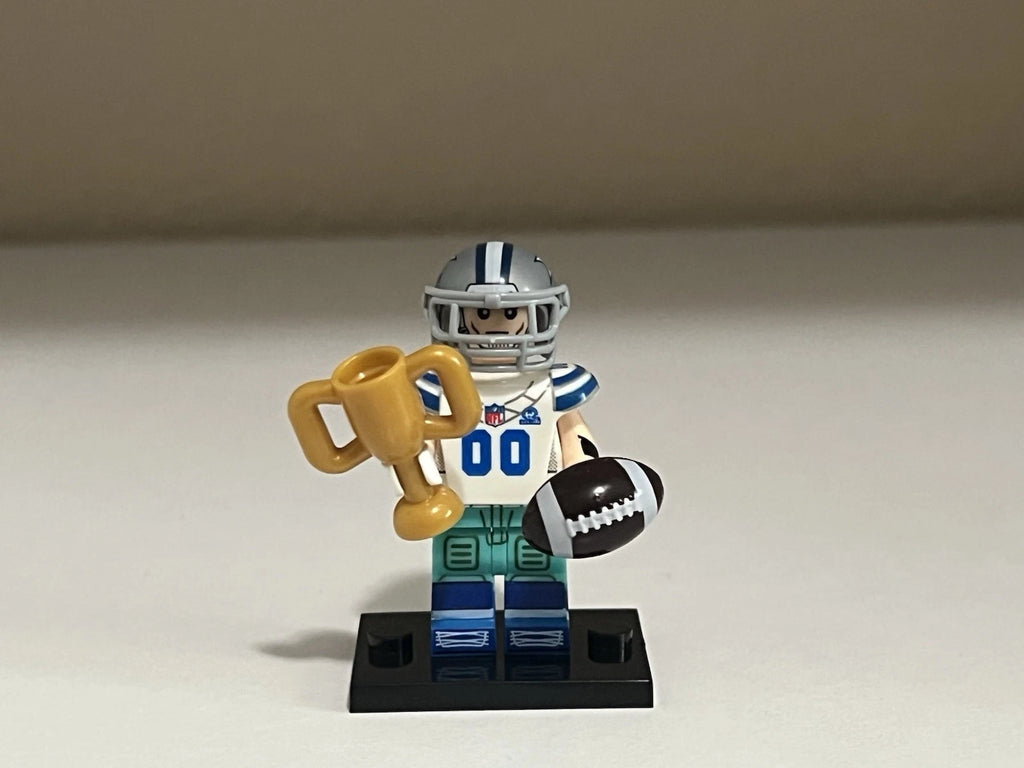Dallas Cowboys Football Player Minifigure Custom Printed