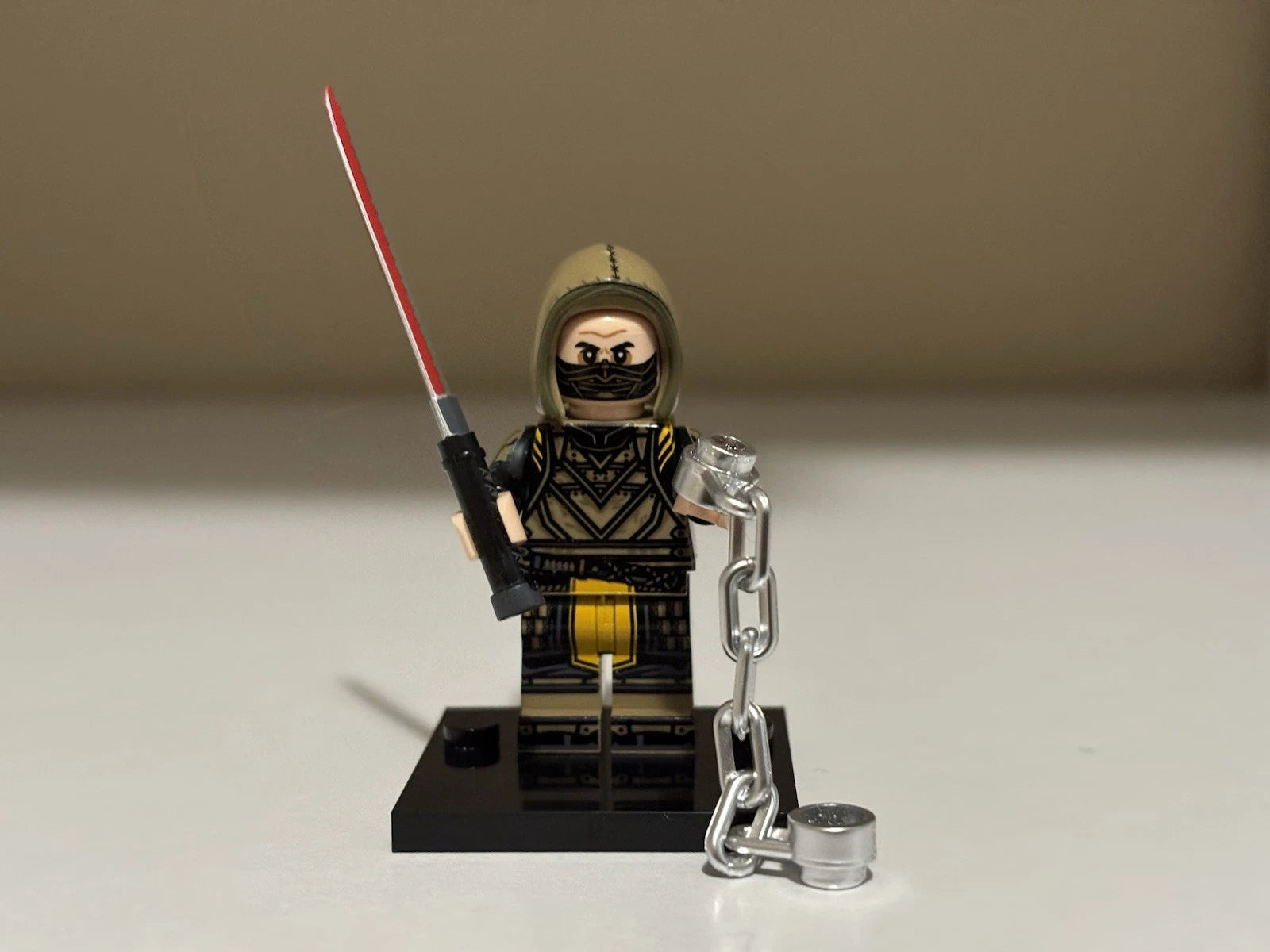 Mortal Kombat Scorpion Minifigure Custom Printed