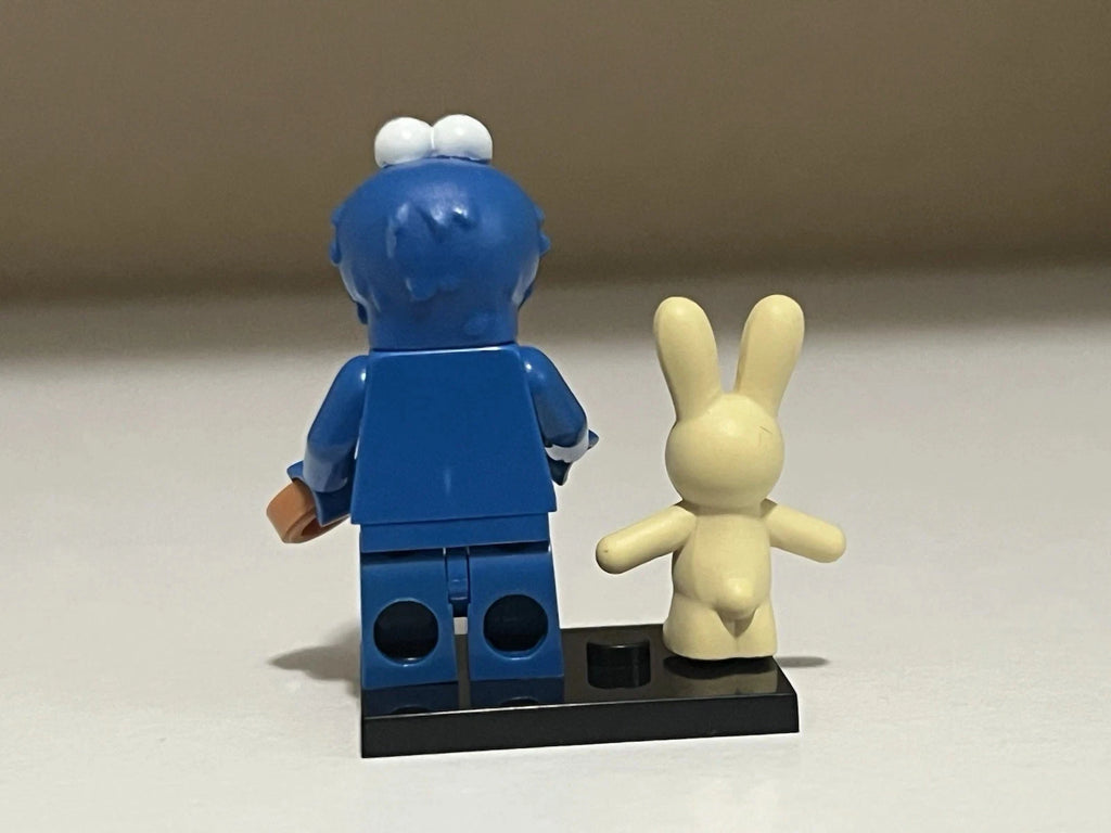 Sesame Street Cookie Monster Minifigure Custom Printed