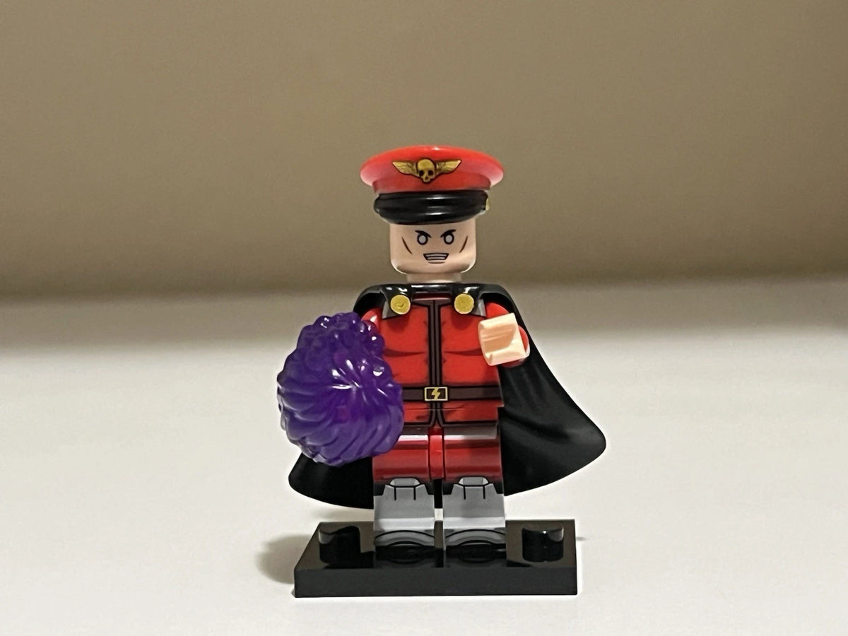 Street Fighter M. Bison Minifigure Custom Printed
