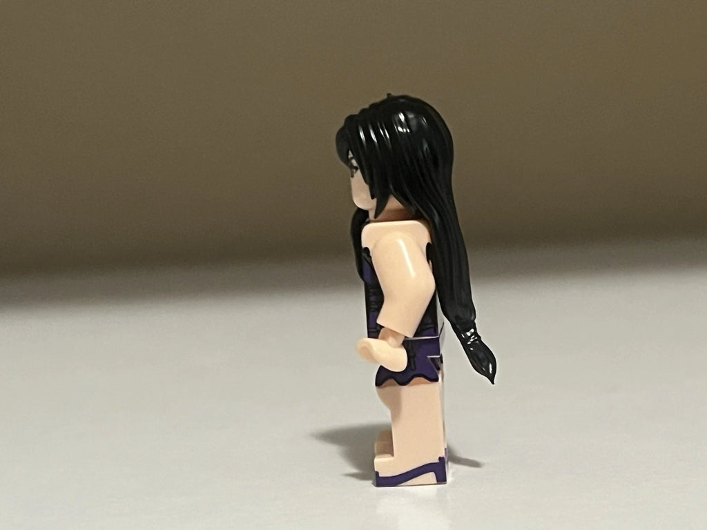 FF7 Tifa Lockhart Purple Dress Minifigure Custom Printed