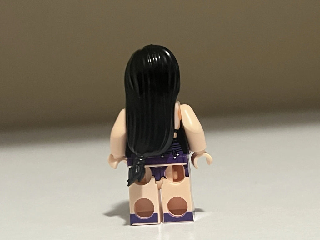 FF7 Tifa Lockhart Purple Dress Minifigure Custom Printed