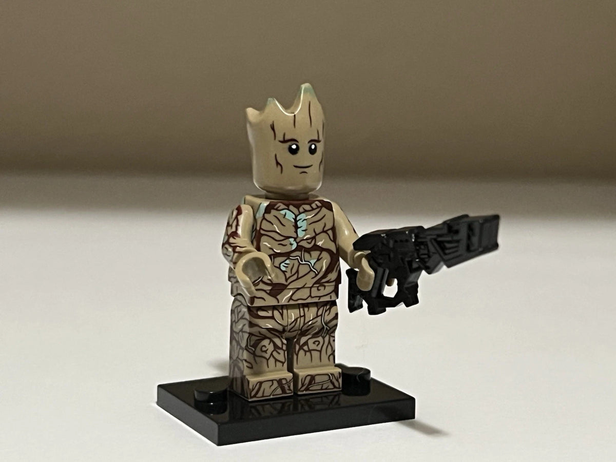 Marvel Groot Minifigure Custom Printed