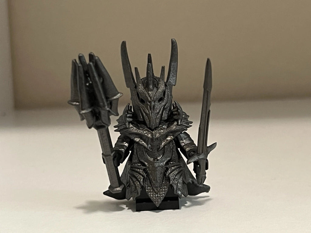 Lord of the Rings Dark Lord Sauron Minifigure Custom Printed
