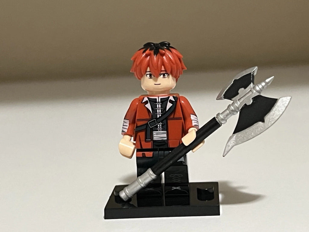 Anime Frieren Stark the Warrior Minifigure Custom Printed