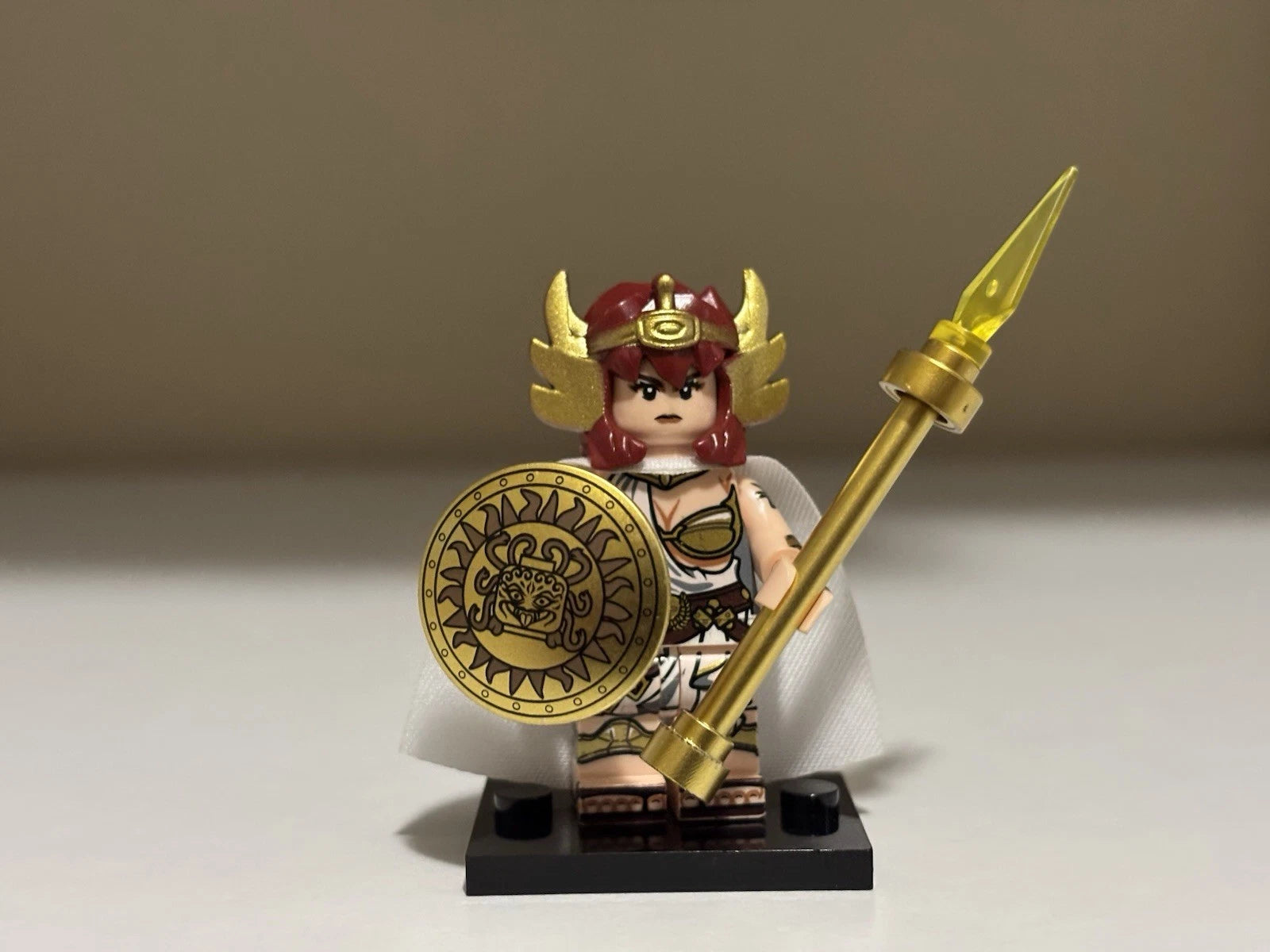 Greek Goddess Athena Minifigure Custom Printed