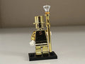 Mr. Gold Minifigure Custom Printed