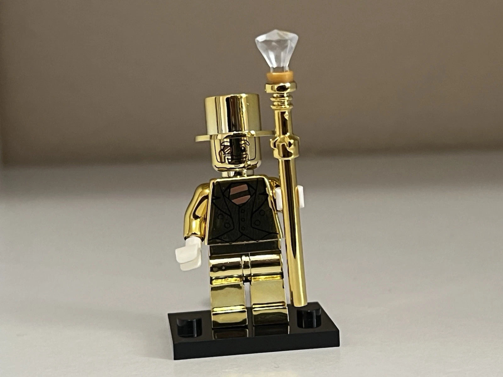 Mr. Gold Minifigure Custom Printed