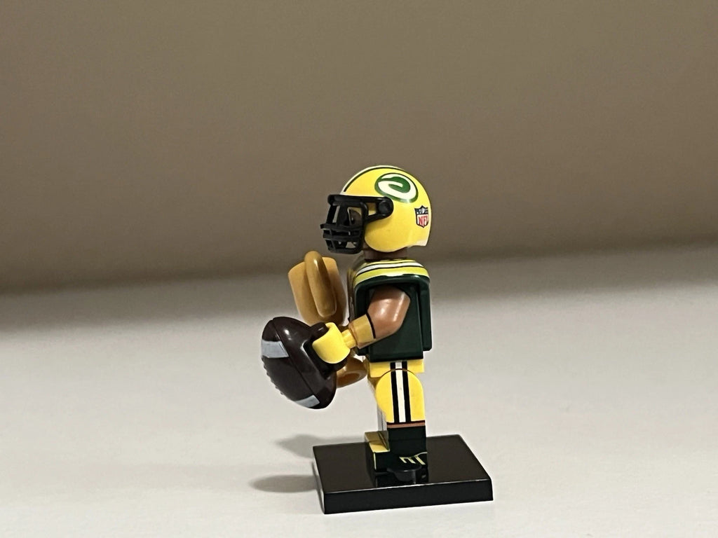 Green Bay Packers Football Player Minifigure Custom Printed