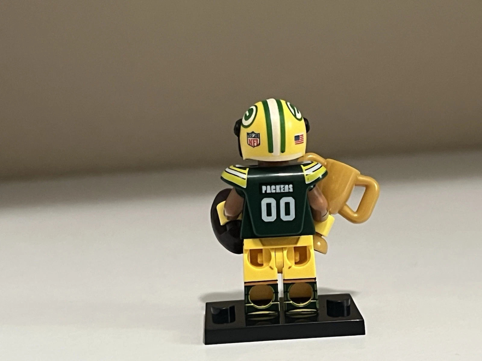 Green Bay Packers Football Player Minifigure Custom Printed