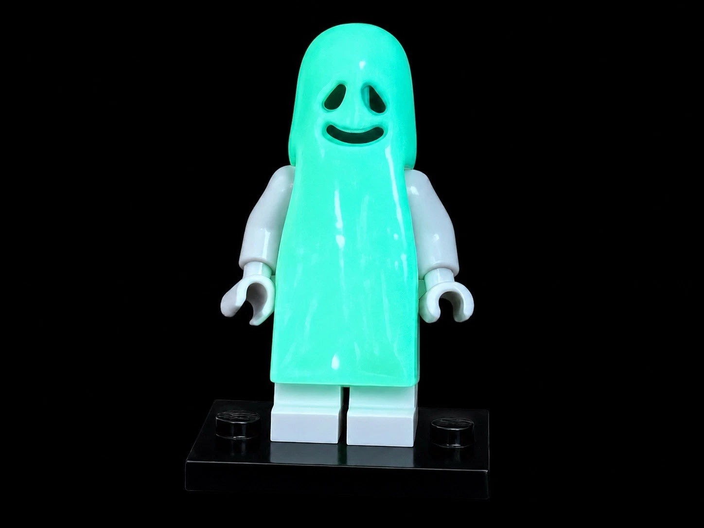 Ghost Glow in the Dark Halloween Minifigure Custom Printed