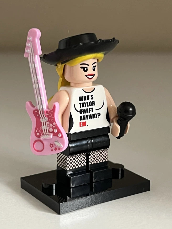 Taylor Swift Pink Guitar Minifigure